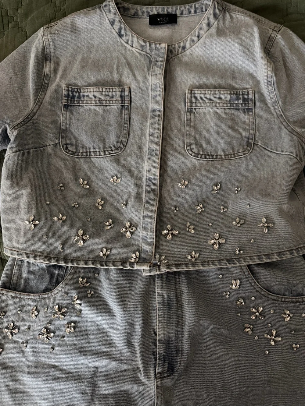 Vici coordinated denim